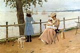Afternoon by the Sea aka Gravesend Bay by William Merritt Chase
